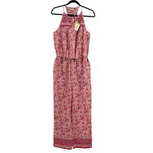 Faherty Adella Jumpsuit Sun Up Block Print XS New $178